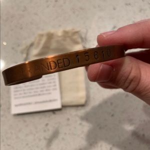 Branded Collective Copper Bracelet